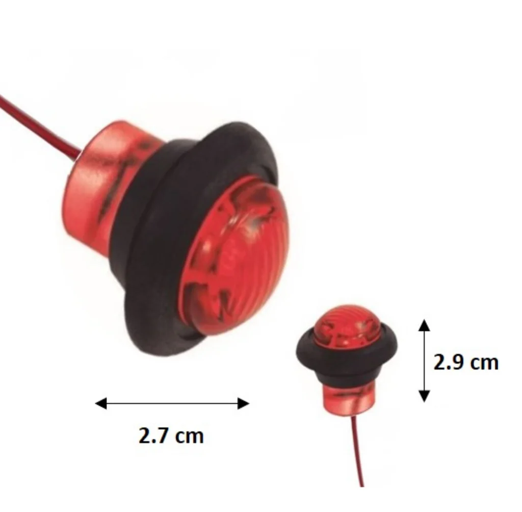 PLAFON ROJO 1" OJITO DE VENADO 504 LOMBRA
