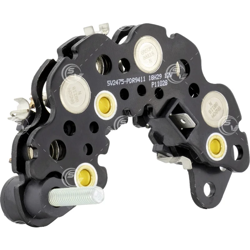 PORTA DIODO ALTERNADOR DELCO HYSTER APLICACION MARINA 7SI 6 DIODOS 12V 70A DR9411 REGTIFIER