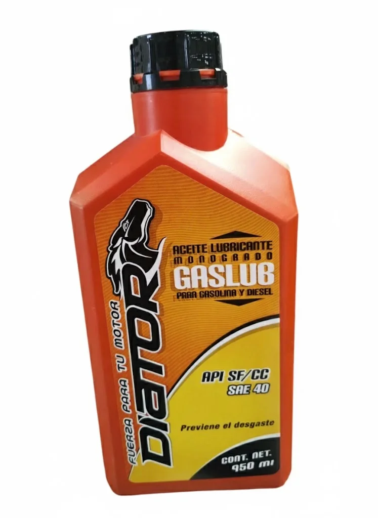 ACEITE DIATOR PARA GASOLINA/DIESEL MONOGRADO API SF/CC SAE 40 950ml BARDAHL