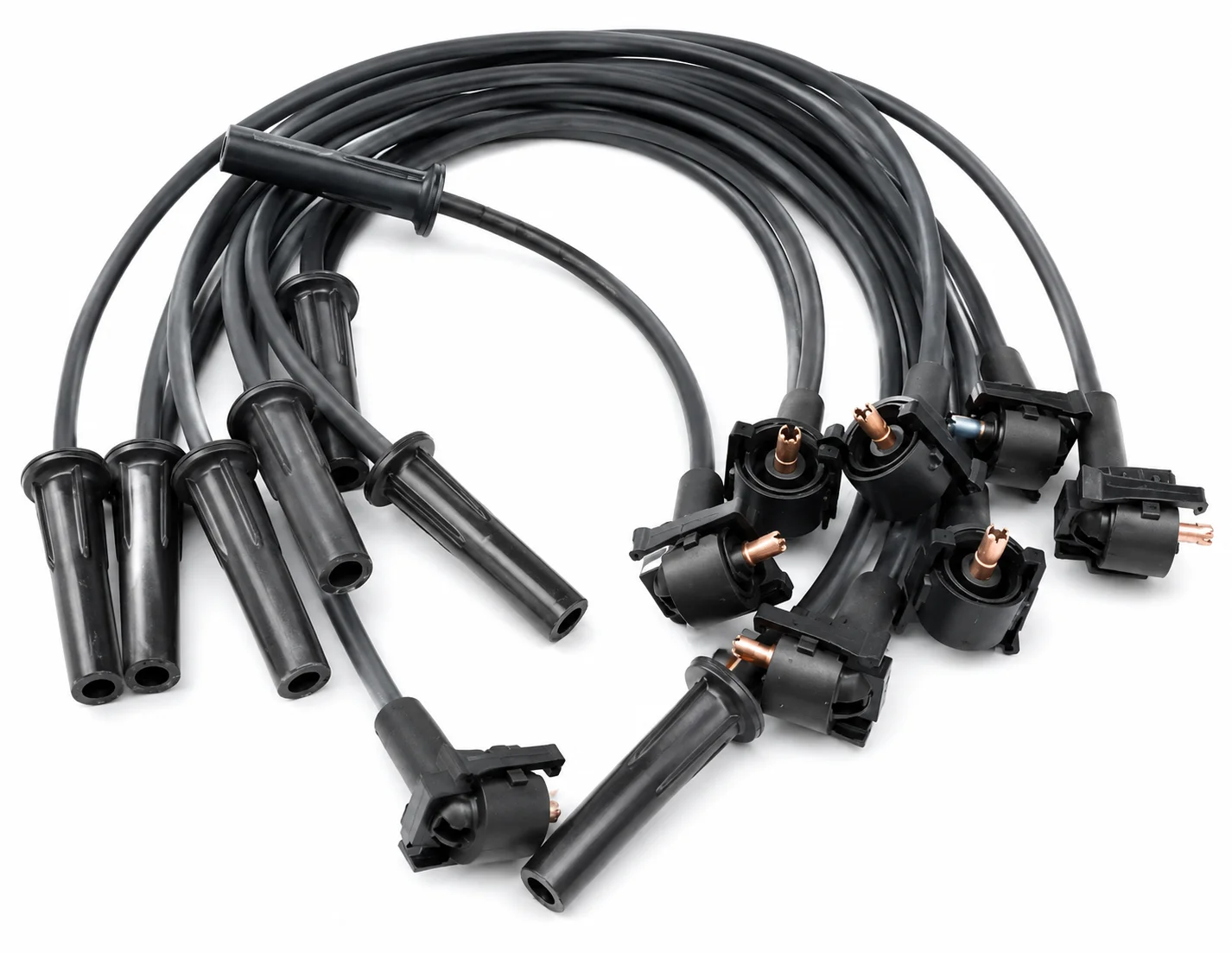 CABLES PARA BUJIAS FORD COURIER 2001-2004 4 CIL 1.6 LT, FORD FIESTA 2001-2004 4 CIL 1.6 LT, FORD IKON 2001-2004 4 CIL 1.6 LT, FORD KA 2001-2004 4 CIL 1.6 LT 8HY-240 GARLO