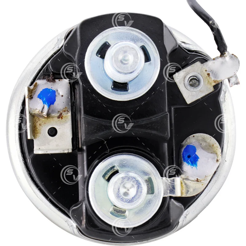 SOLENOIDE MARCHA NIPPONDENSO MAZDA JOHN DEERE ISUZU SUZUKI C/GANCHO CORTO 12V 2 TORNILLOS ZM704 / 66-8205