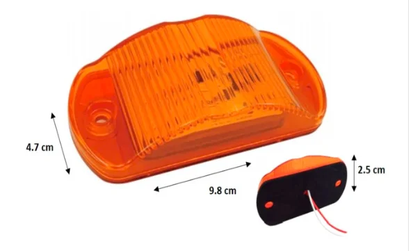 PLAFON LUZ AMBAR 9 LEDS TORTUGA 511 LOMBRA