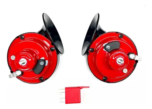 BOCINA DOBLE CARACOL C/RELEVADOR 12V B60127 SEGER
