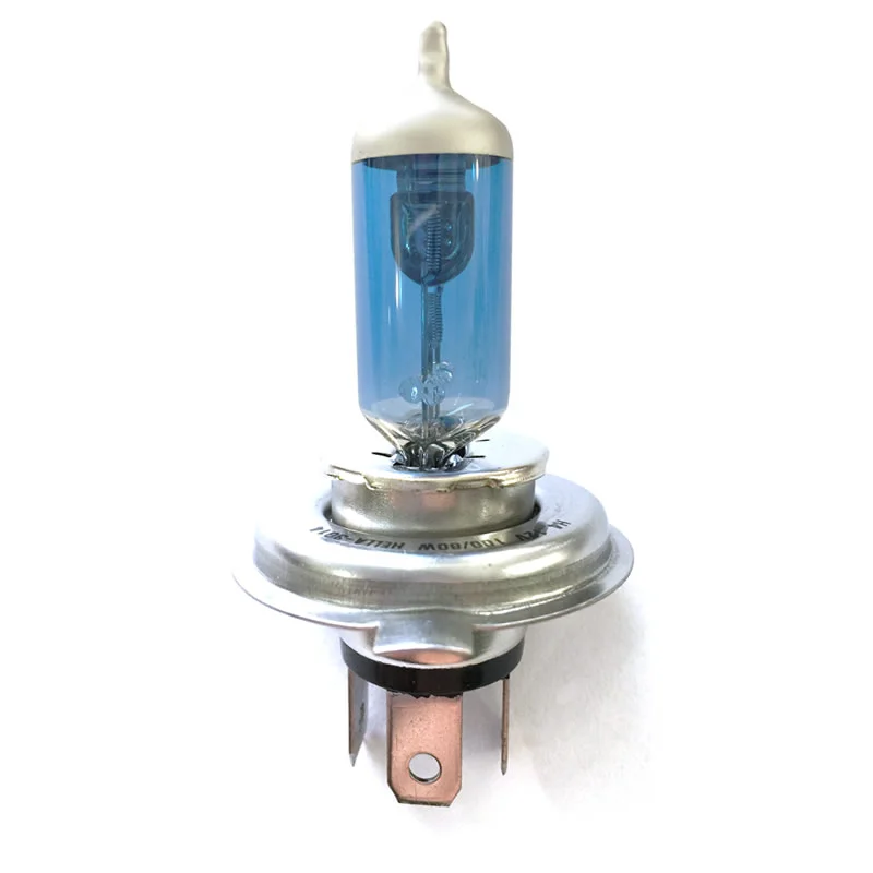 FOCO HELLA H4 XENON 80/100W 12V HALOGENO AZUL CLARO 3 PATAS