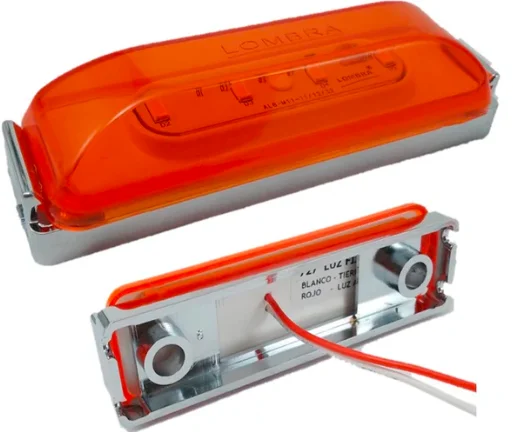 PLAFON ZEPELIN 5 LEDS AMBAR 12V 727 LOMBRA