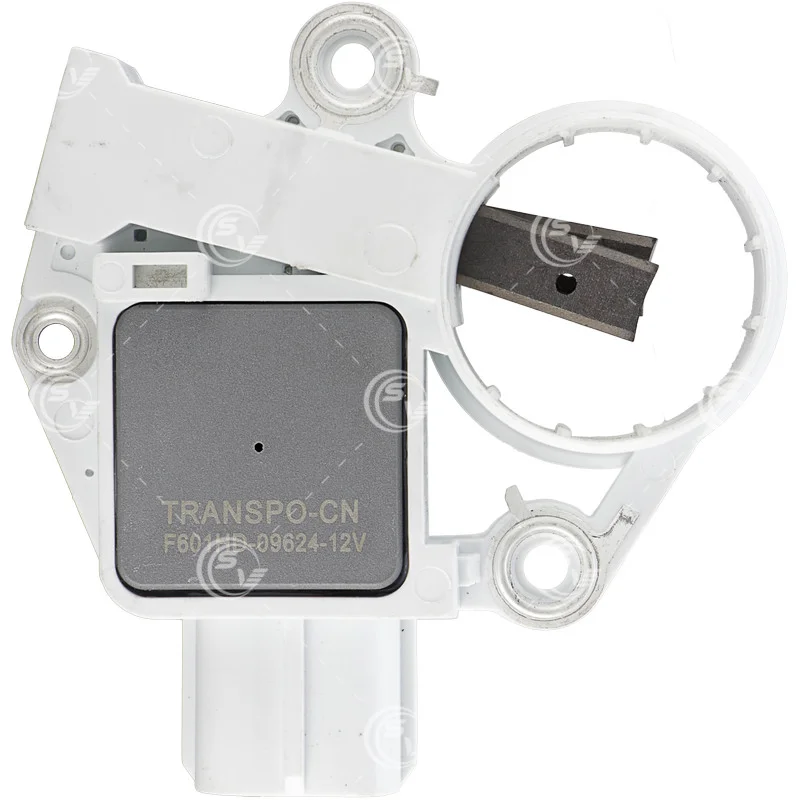 REGULADOR ALTERNADOR FORD 6G BLANCO NEGRO REFORZADO 12V 105 AMP 3 TER F601HD TRANSPO