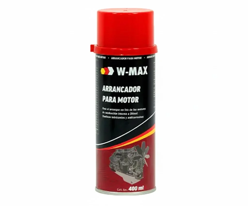 ARRANCADOR PARA MOTOR W-MAX PARA MOTORES DE COMBUSTIÓN INTERNA A DIESEL 400ml