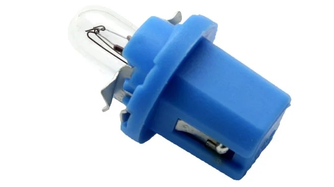FOCO HELLA MINI 007997211 12V 1.2W TABLERO BASE AZUL CELESTE