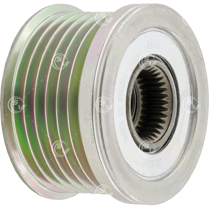 POLEA CLUTCH ALTERNADOR BOSCH AUDI A1 SEAT IBIZA BEETLE GOLF 6 RANURAS P5493 24-91295 ZEN