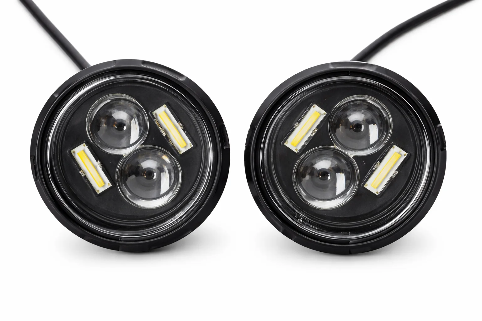 JUEGO DE FAROS LED CON HIPER LEDS 4 LEDS 10-30V 60W IOL-LFL-546