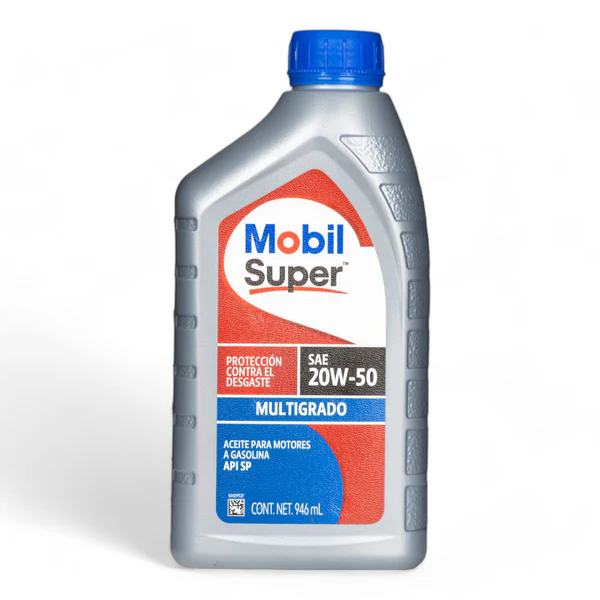 ACEITE MOBIL PARA MOTOR A GASOLINA SAE 20W-50 MULTIGRADO API SP 946ml