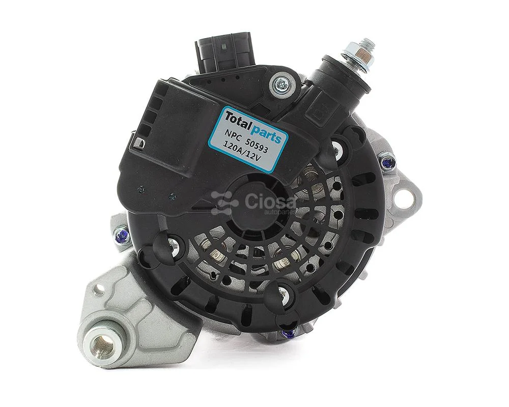 ALTERNADOR AUTOMOTRIZ BOSCH NISSAN NP300 FRONTIER IR/IF 12V 120A POLEA 7RAN GIRO DER 50593 TOTAL