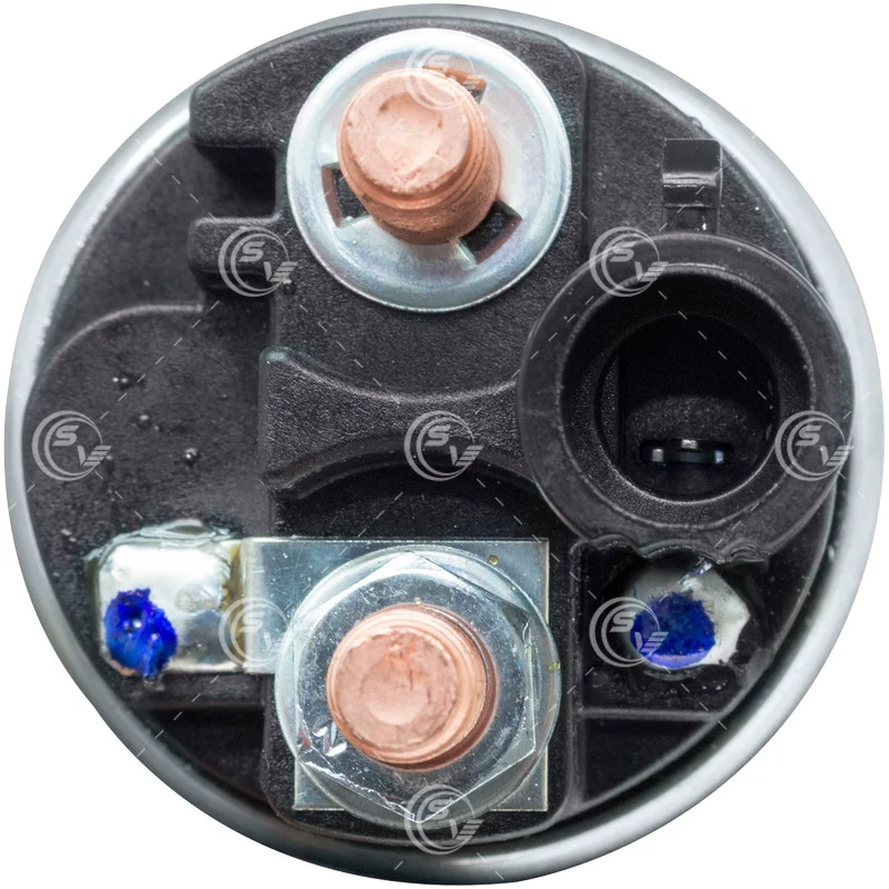 SOLENOIDE MARCHA DELCO PMGR CHEVROLET SUBURBAN SILVERADO CAPTIVA C/REDONDO B/LATERAL 12V 3 TORNILLOS ZM1866 / 66-161