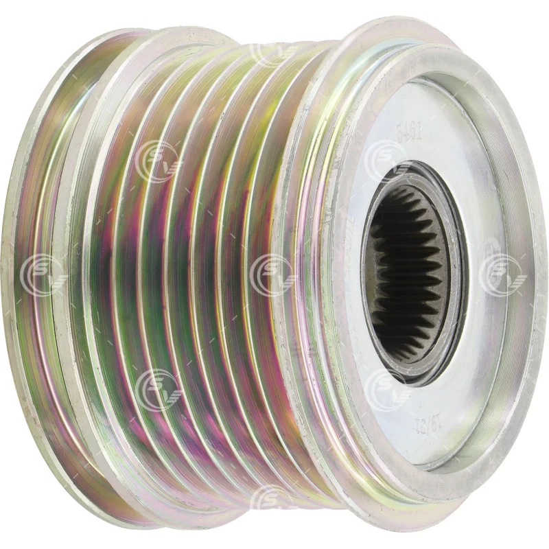 POLEA CLUTCH ALTERNADOR BOSCH MERCEDES BENZ C160 C180 C200 C230 KOMPRESSOR SPRINTER 7 RANURAS P49123 / 5461 / 24-91282