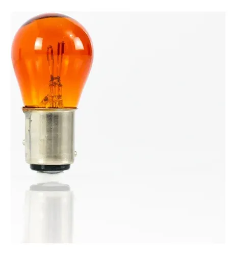 FOCO HELLA 7225A 12V 21/4W AMBAR 2 POLOS PATAS DISPAREJAS EN ESCUADRA