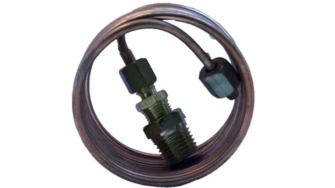 CONEXION PARA MARCADOR DE ACEITE TUBO COBRE GRUESO OPK-03 IMPORTADO