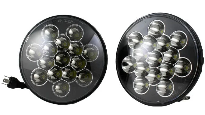 JUEGO DE UNIDAD REDONDA 7" LUZ BLANCA 17 HYPERLED 3W U-LH18415 IMPORTADO