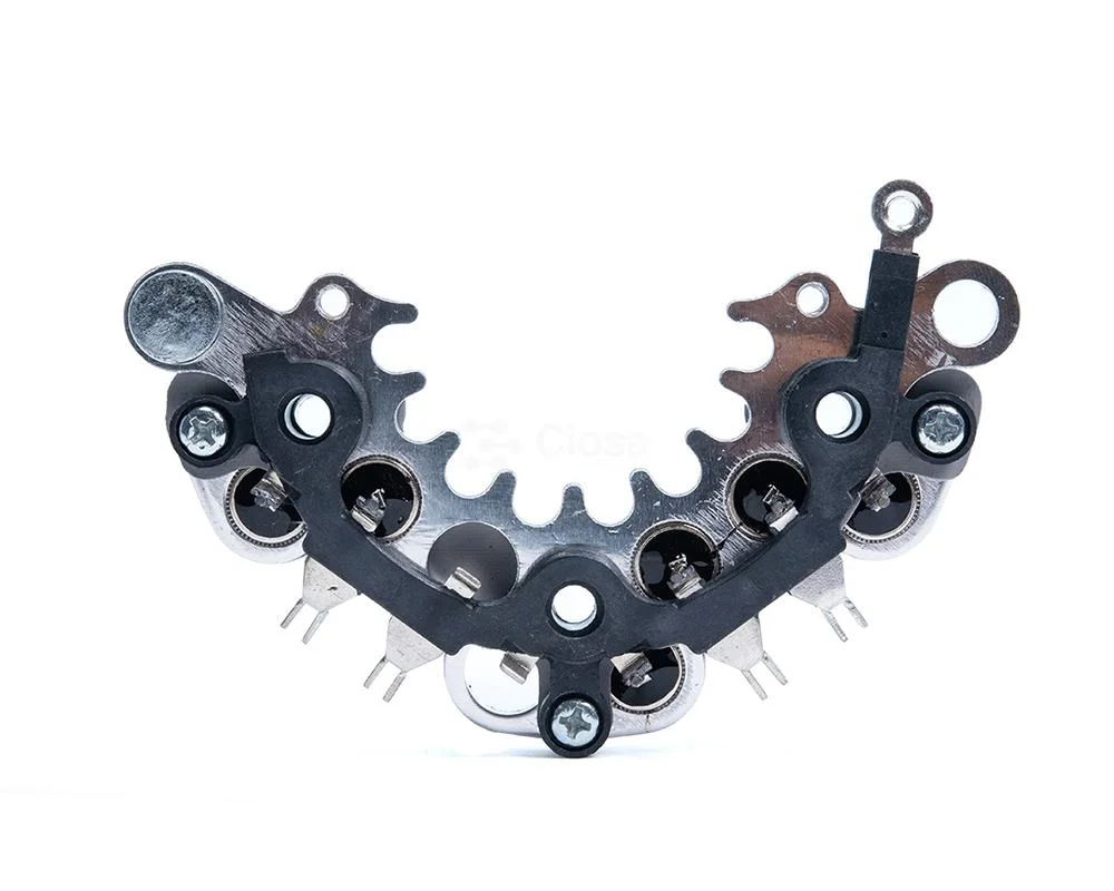 PORTA DIODO ALTERNADOR HITACHI NISSAN PICK UP PATHFINDER 6 DIODOS 12V 70-80A P07454 / IHR745 TRANSPO