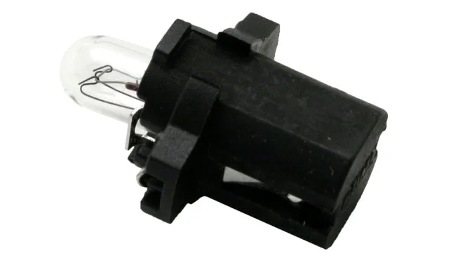FOCO MINI 12V 1.2W TABLERO BASE NEGRA 007997041 HELLA