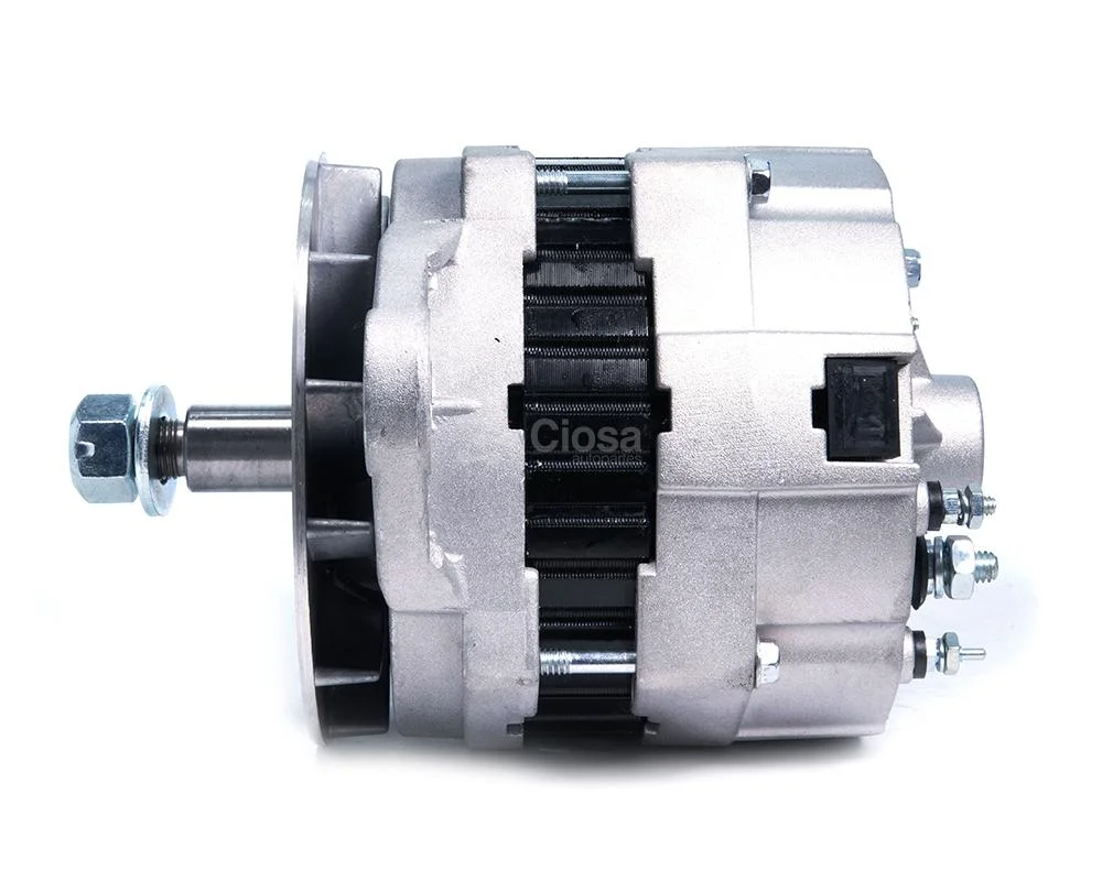 ALTERNADOR AUTOMOTRIZ DELCO 22SI SAEJ 180 KENWORTH MACK VOLVO S/POLEA 12V 130-145A GIRO DER 08620 / 8078 TOTAL