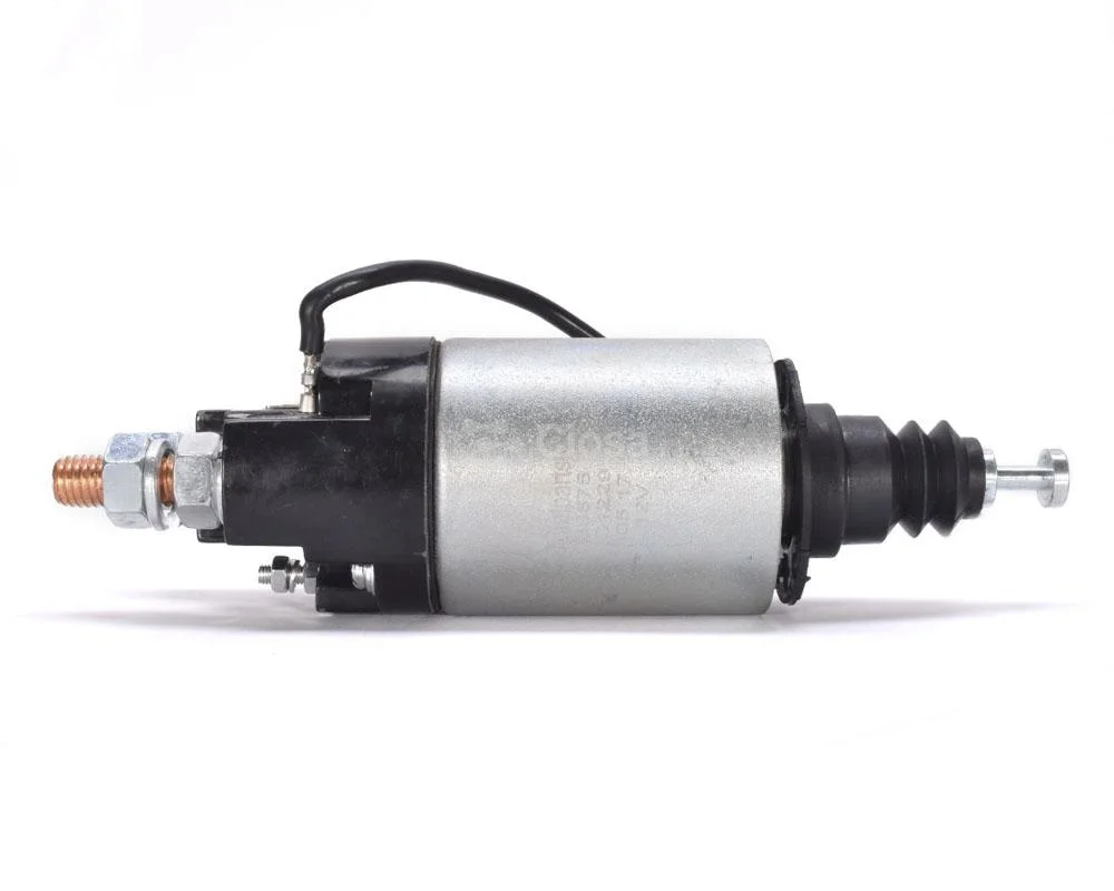 SOLENOIDE MARCHA MITSUBISHI PLGR 39MT VOLVO KENWORTH MACK CUMMINS 12V 4 TORNILLOS ZM2842 / 66-8398