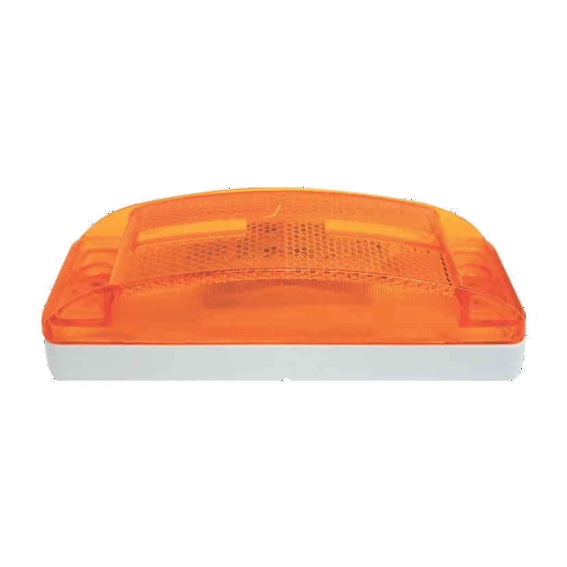 PLAFON AMBAR ZEPELIN DE FOCO C/REFLEJANTE 2 FOCOS 12V 2306A TRAKTOLAMP