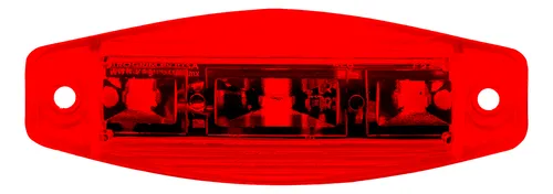 PLAFON ROJO ZEPELIN AYCO ZAFIRO BASE BLANCA 7 LEDS FIJO 12-24V PL-164BB-AY-R TRO-GRIM