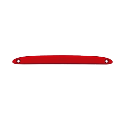 PLAFON ROJO STOP FIJA NEON AYCO CON BASE BLANCA 12-24V PL-245BB-AY-R TRO-GRIM