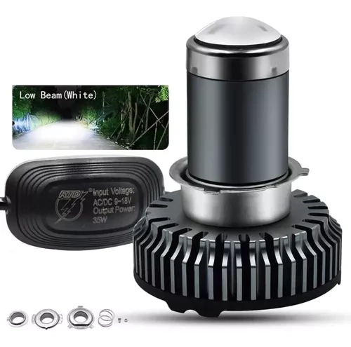 FOCO FARO MOTO HIPER LED 12V LUPA ALTA / BAJA H4 H6 H7 H11