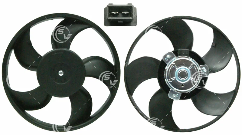 MOTOVENTILADOR VW POINTER S/AIRE ACONDICIONADO 2 TER 6 ASPAS 12V GIRO DER 042098B0 IMPORTADO