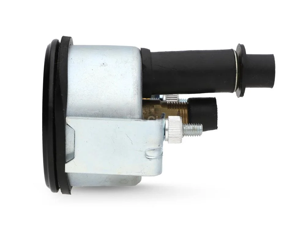 MARCADOR PRESION ACEITE FISICO NEGRO 150 PSI 52mm 12V 302005 ALPHA