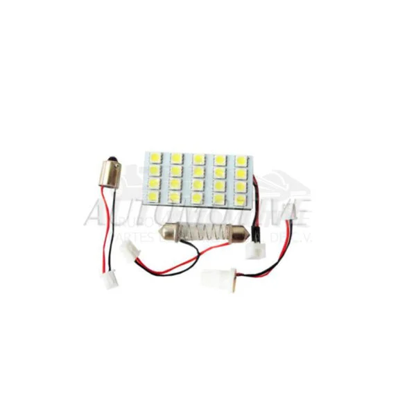FOCO LED KIT DE CONVERSION DE LUZ INTERIOR TABLILLA DE 20 LEDS 5050SMD CLARO 12V L23205