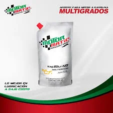 ACEITE MOTOR MATIC PARA MOTOR A GASOLINA SAE 15W-40 MULTIGRADO API SL 950 ml