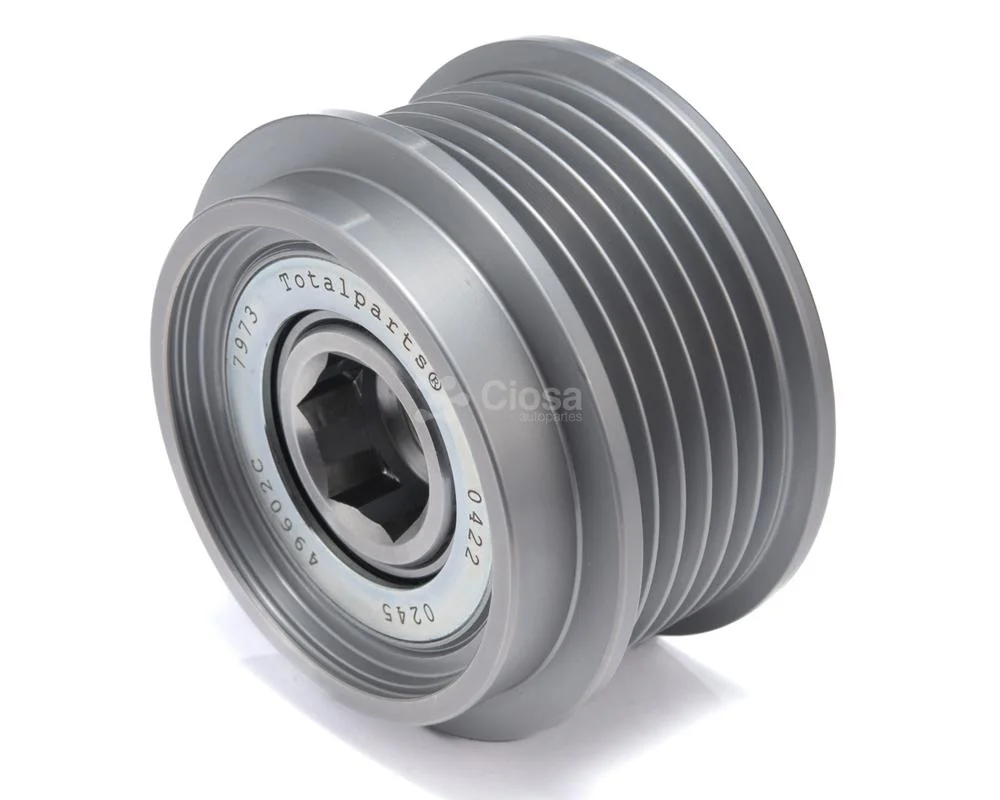 POLEA CLUTCH ALTERNADOR DENSO CADILLAC ESCALADE CHEVROLET SILVERADO 1500 2500 3500 6 RANURAS 49602 / 2482329