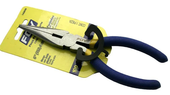 PINZA ELECTRICA PUNTA LARGA CORTE LAT 6" 142036 IMPORTADO