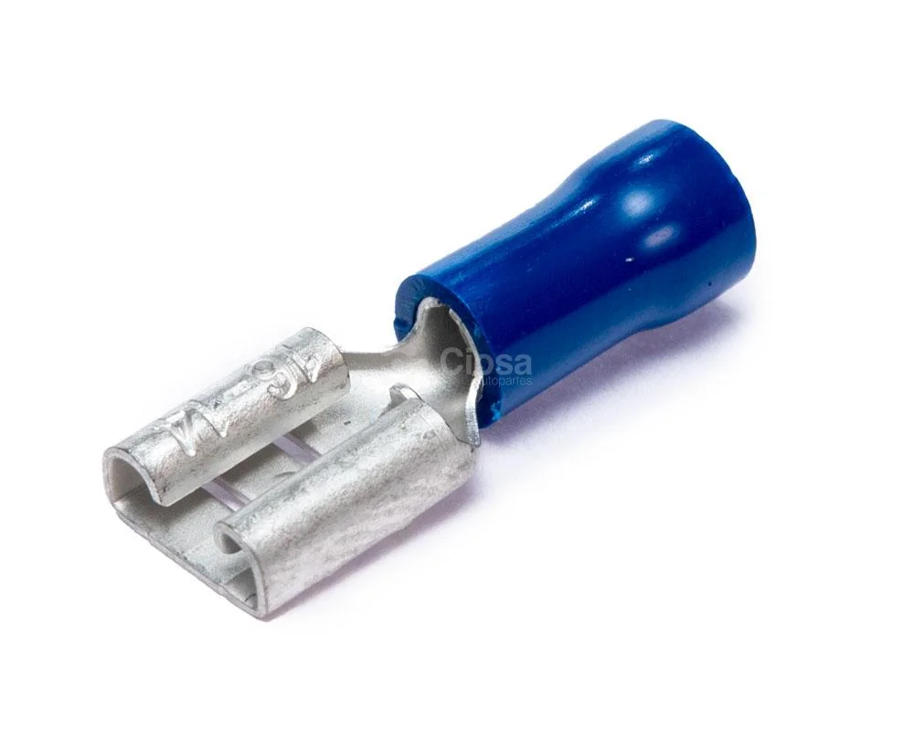 TERMINAL DE ENCHUFE AZUL CAL 16-14 04245