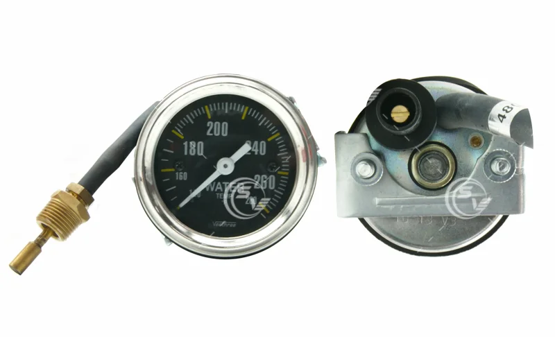 MARCADOR TEMPERATURA FISICO CROMADO V3 52mm 200" 40°-120°C 050864 VEETHREE