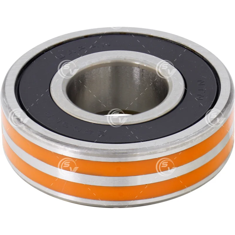 BALERO NTN 6203-2RS CON PISTA PARA ALTERNADOR FORD SERIE 4G DOBLE PISTA SELLO HULE