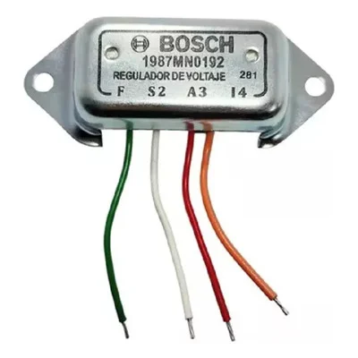 REGULADOR ALTERNADOR BOSCH ORIGINAL UNIVERSAL 12V 70 AMP 4 TER FORD CHEVROLET REMPLAZA 1987 MN0192