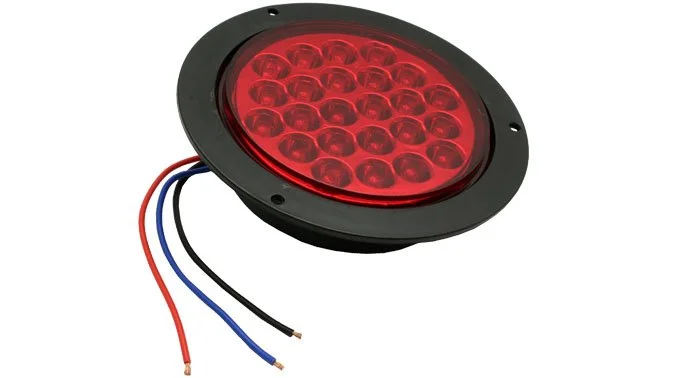 PLAFON ROJO UNIVERSAL DE REMACHE 4" 24 LEDS EN-TL001 IMPORTADO