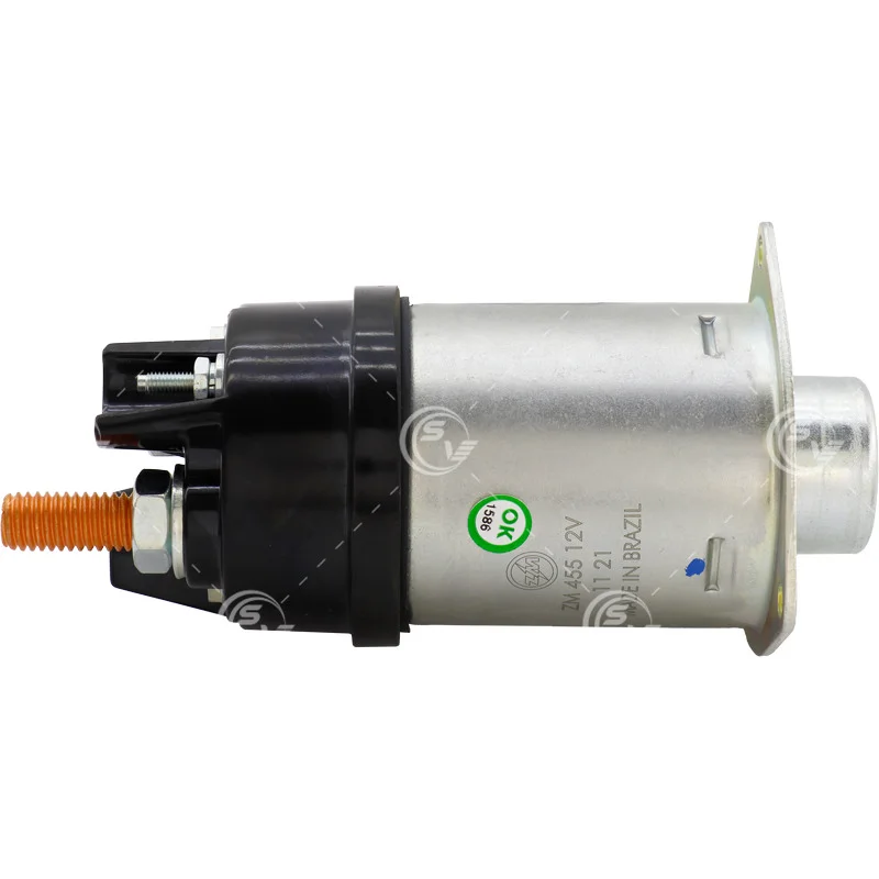 SOLENOIDE MARCHA DELCO 37MT C/ROSCA 12V 4 TORNILLOS ZM455 / 66-127