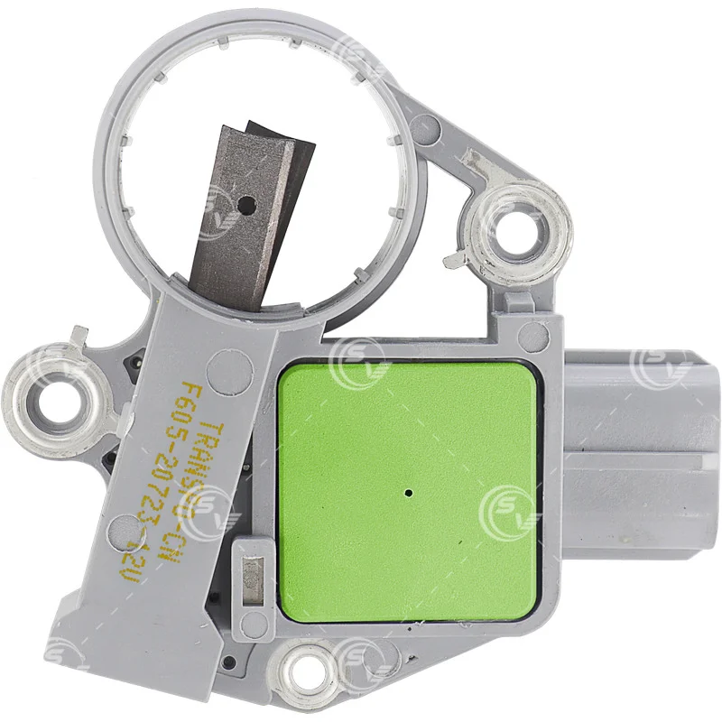REGULADOR ALTERNADOR TRANSPO FORD 12V 105 AMP 3 TER 6G GRIS CON TAPA VERDE F605