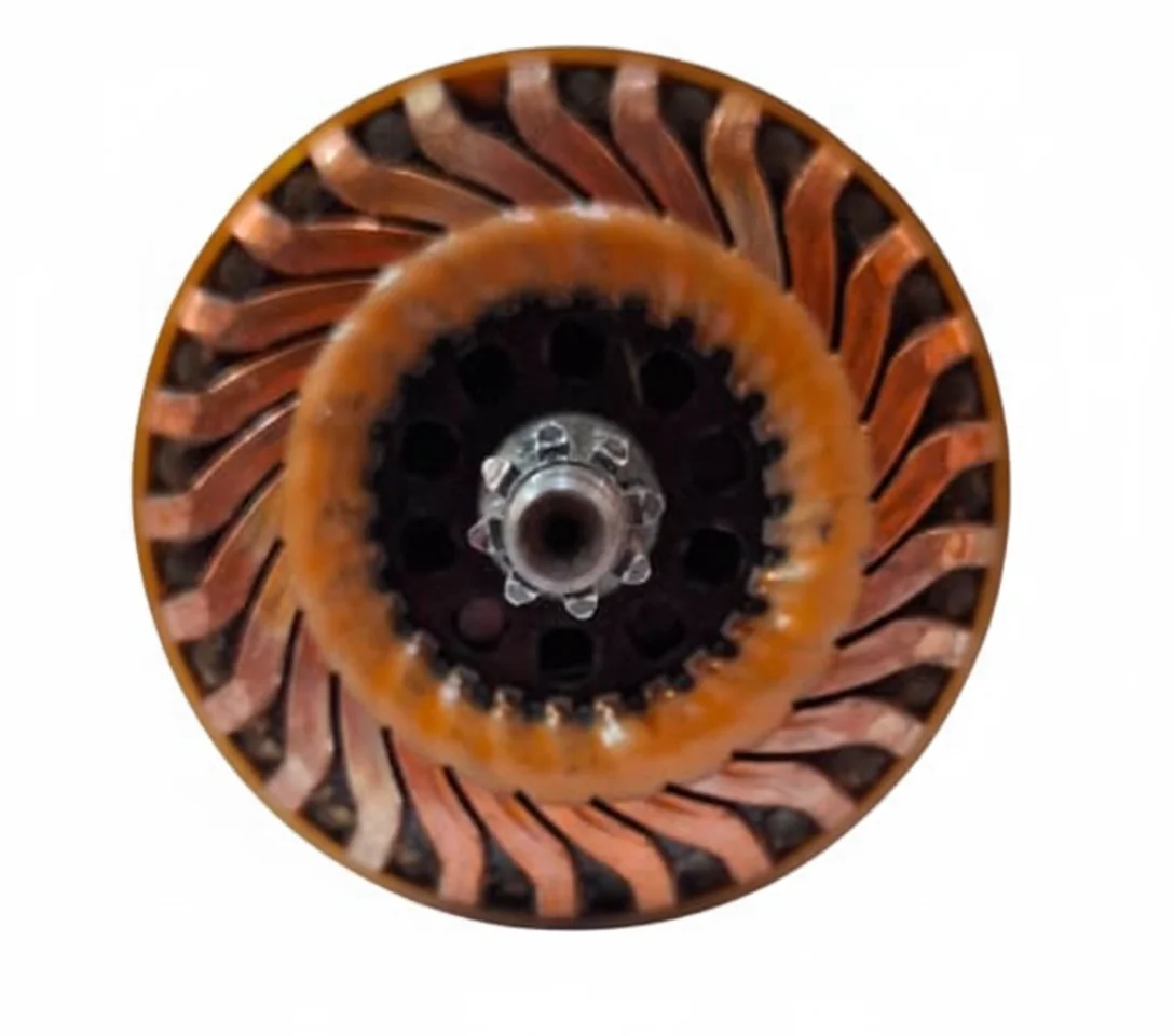 ARMADURA REMANOFACTURADA VALEO TOYOTA COLECTOR PLANO IZQUIERDO 12V 8DTS