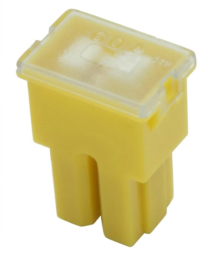 FUSIBLE MUELA HEMBRA GRANDE AMARILLO 60A FORD CON GUIA F228C60A ASER