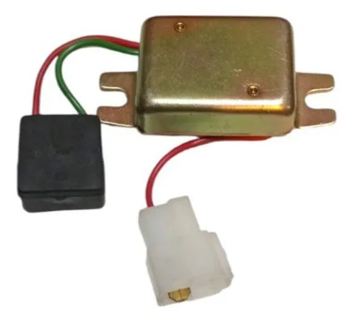 REGULADOR ALTERNADOR DE VOLTAJE NISSAN ORIGINAL TSURU 1984-1987 ENCHUFE REDONDO Y ENCHUFE HEMBRA 23500 - J13 - R0