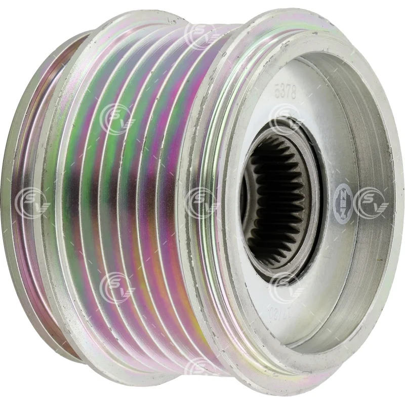 POLEA CLUTCH ALTERNADOR BOSCH MITSUBISHI VALEO AUDI OUTLANDER IBIZA VW LUPO BORA JETTA 6 RANURAS P91551 / 5378 / 24-91255