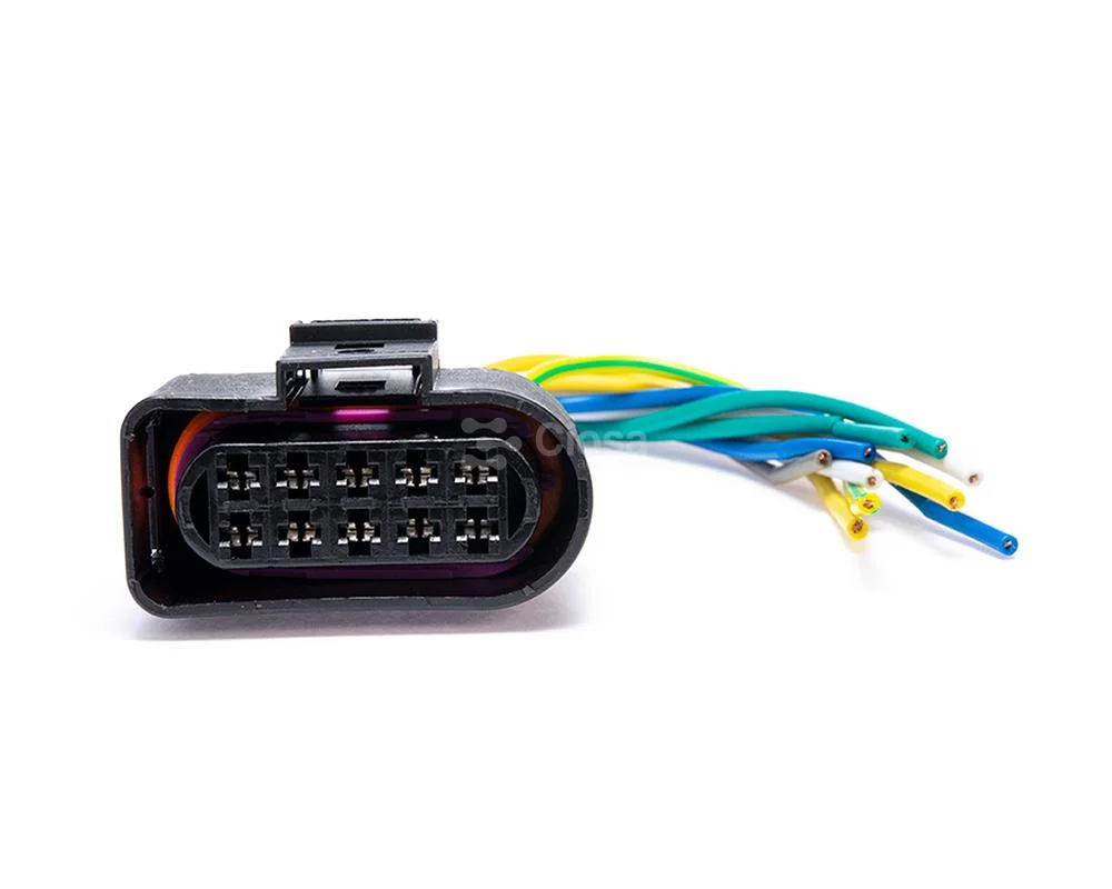 CONECTOR PARA FARO PRINCIPAL VW GOLF JETTA A4 SEAT IBIZA CAL 14 10 CABLES 38967 TOTAL