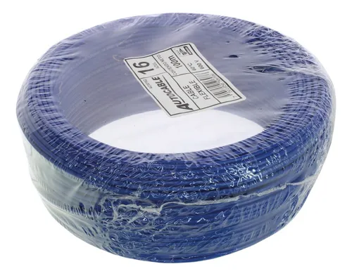 CABLE PLASTICO AZUL #16 100MTS 011671A8 / AC00162 AUTOCABLE