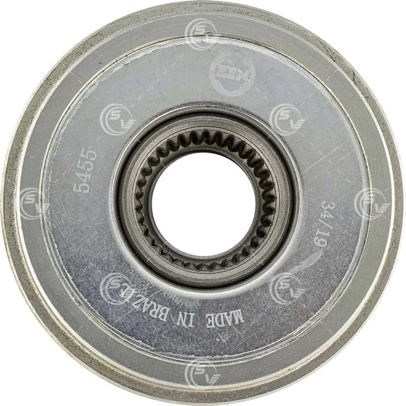 POLEA CLUTCH ALTERNADOR BOSCH CHEVROLET ASTRA CORSA EQUINOX MALIBU VECTRA ZAFIRA 5 RANURAS P5455 / 24-91276 ZEN