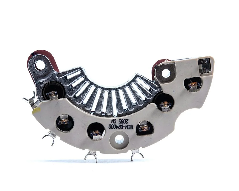 PORTA DIODO ALTERNADOR DELCO CUTLASS S/BORNE CS130 CS121 6 DIODOS 12V 50A DR4001 / 31-136 IMPORTADO